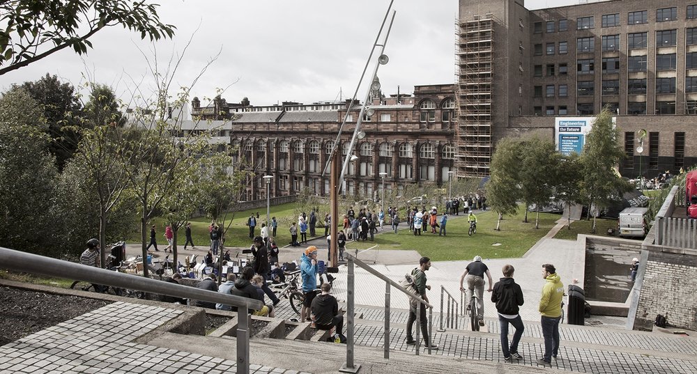 Glasgow city scene