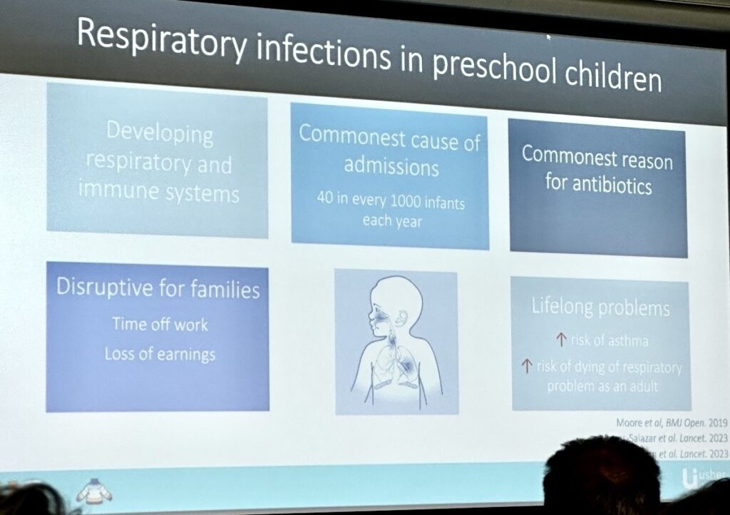 Respiratory infections in preschool children